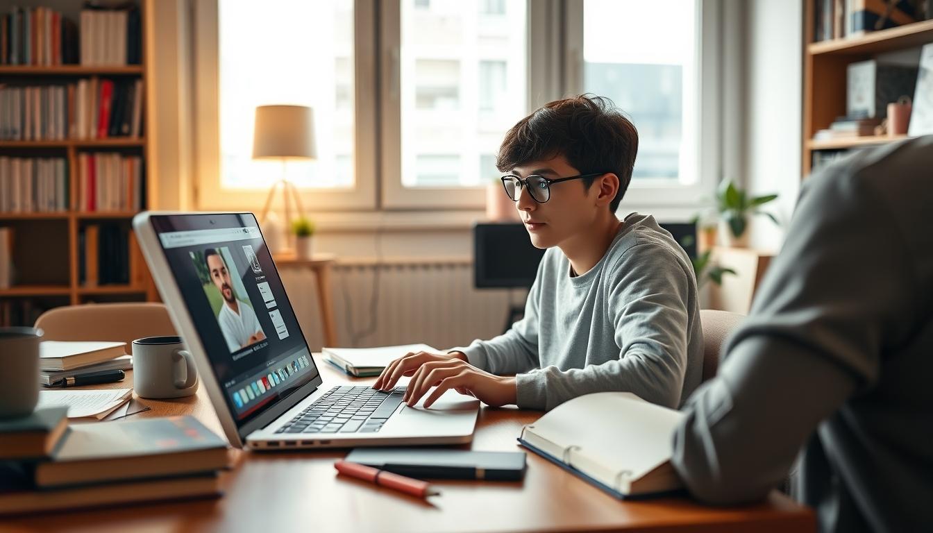 Students working in research laboratory