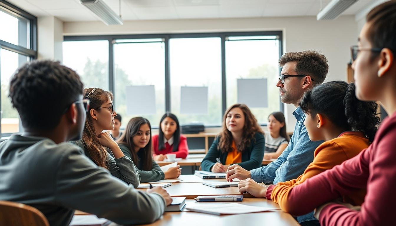 Student developing practical and academic skills